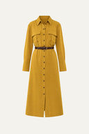 STATE OF BLISS WOVEN MIDI DRESS