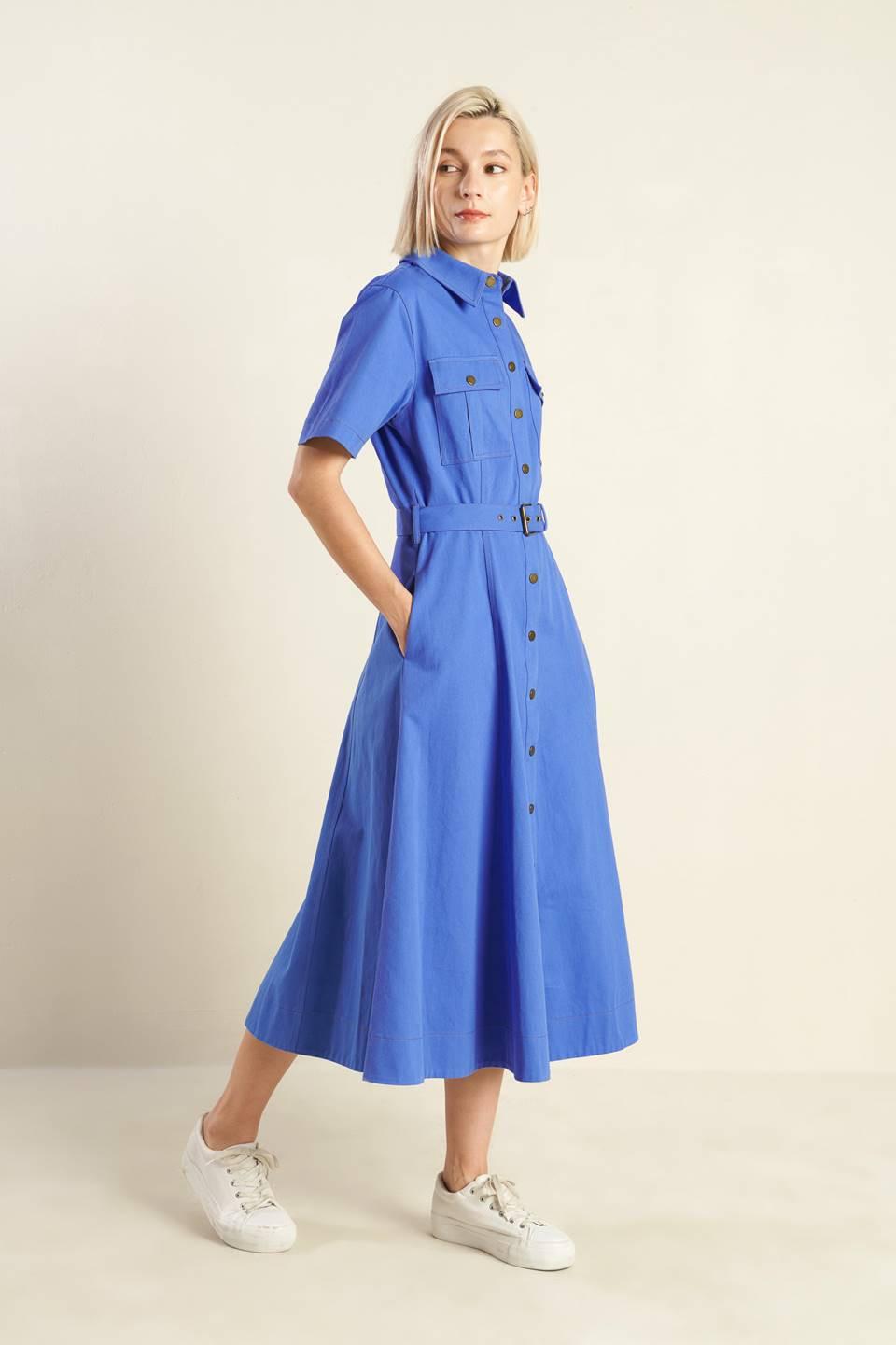 SOUL ON FIRE WOVEN MIDI DRESS - Flying Tomato - DRESSES - Freemarket