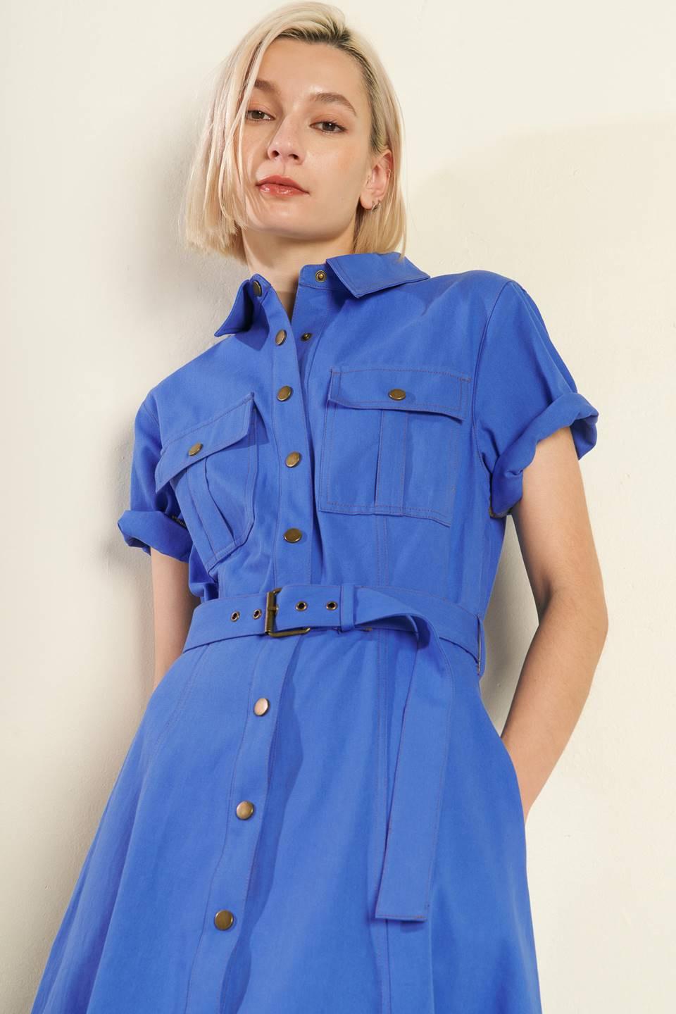 SOUL ON FIRE WOVEN MIDI DRESS - Flying Tomato - DRESSES - Freemarket