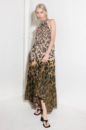 ENDLESS DEVOTION WOVEN MAXI DRESS.