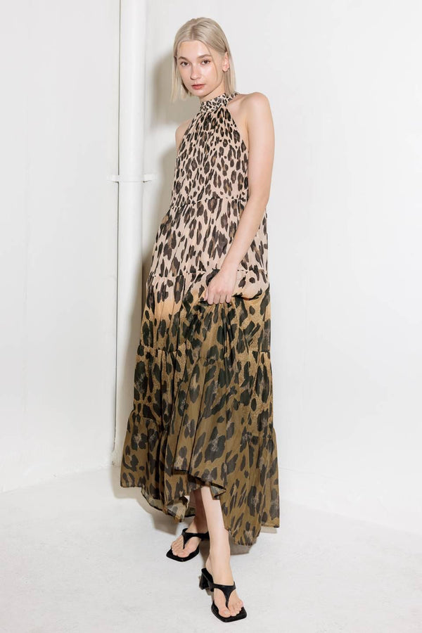 ENDLESS DEVOTION WOVEN MAXI DRESS.