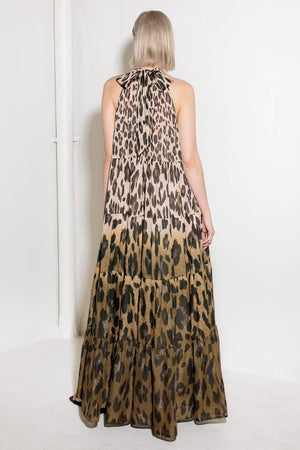 ENDLESS DEVOTION WOVEN MAXI DRESS.