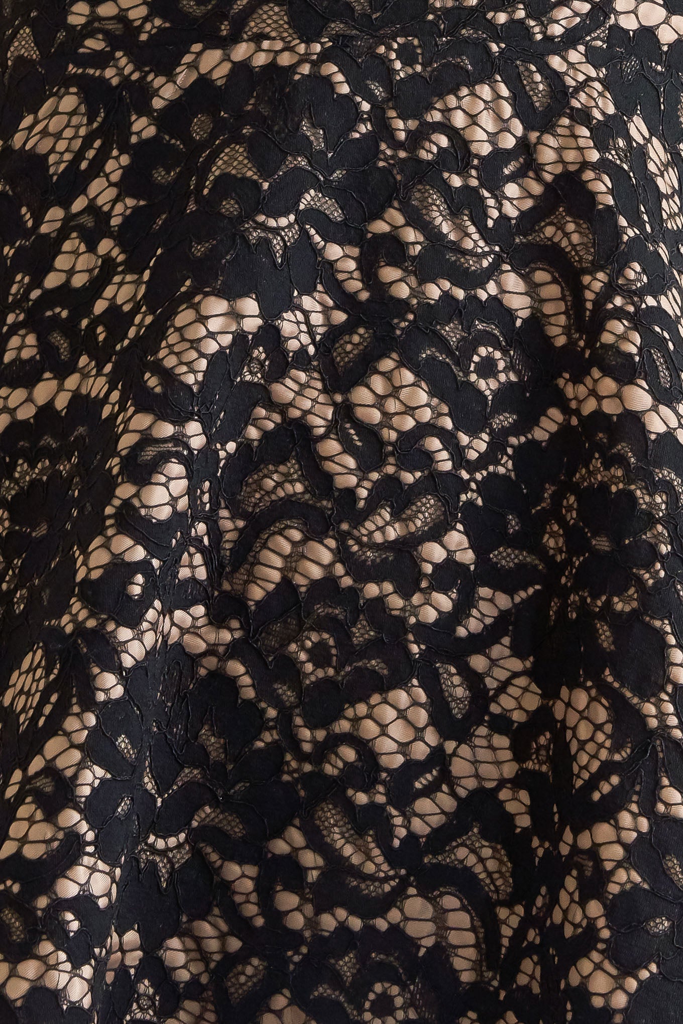 A woven lace midi dress featuring wide neckline, sleeveless, circle skirt and back zipper closure