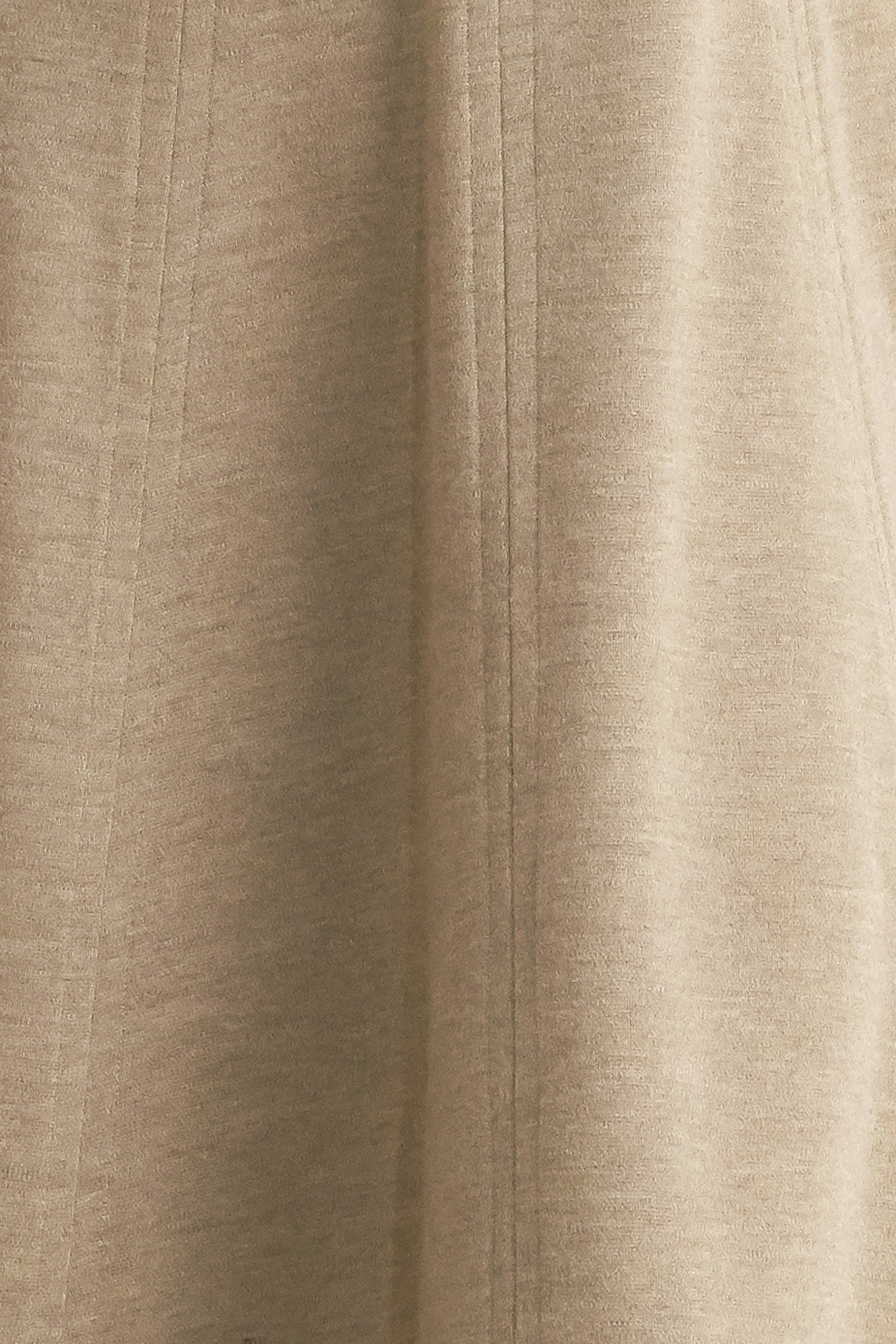 A woven knit midi dress featuring V neckline, sleeveless, circle skirt and back zipper closure