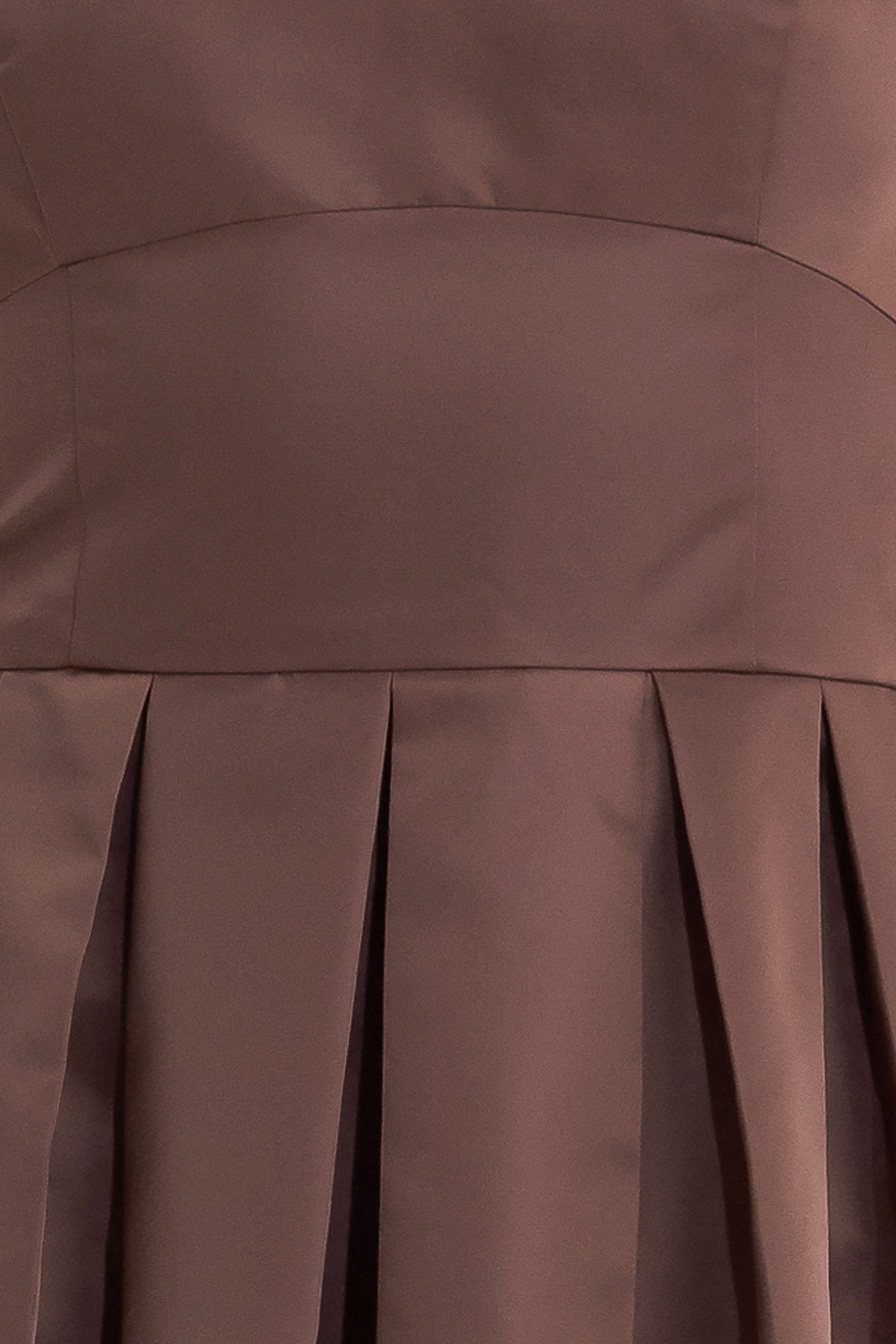A solid woven midi dress featuring straight neckline, straps, full skirt, low back and zipper closure
