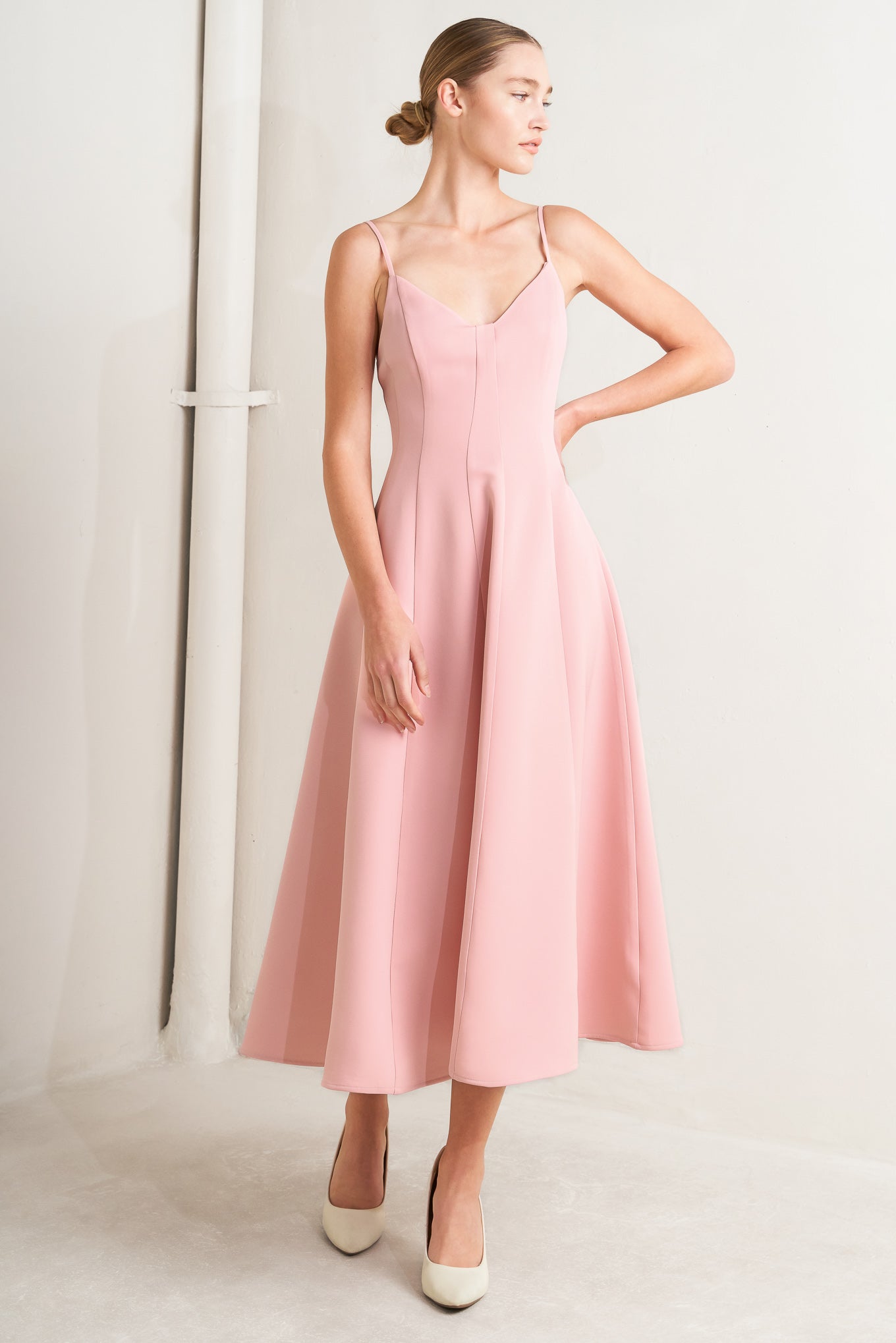 PURE INTENTION WOVEN MIDI DRESS - Flying Tomato - DRESSES - Freemarket