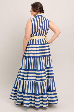 SUNSET BOARDWALK STRIP MAXI DRESS - Flying Tomato - DRESSES - Freemarket