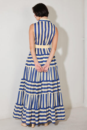 SUNSET BOARDWALK STRIP MAXI DRESS - Flying Tomato - DRESSES - Freemarket