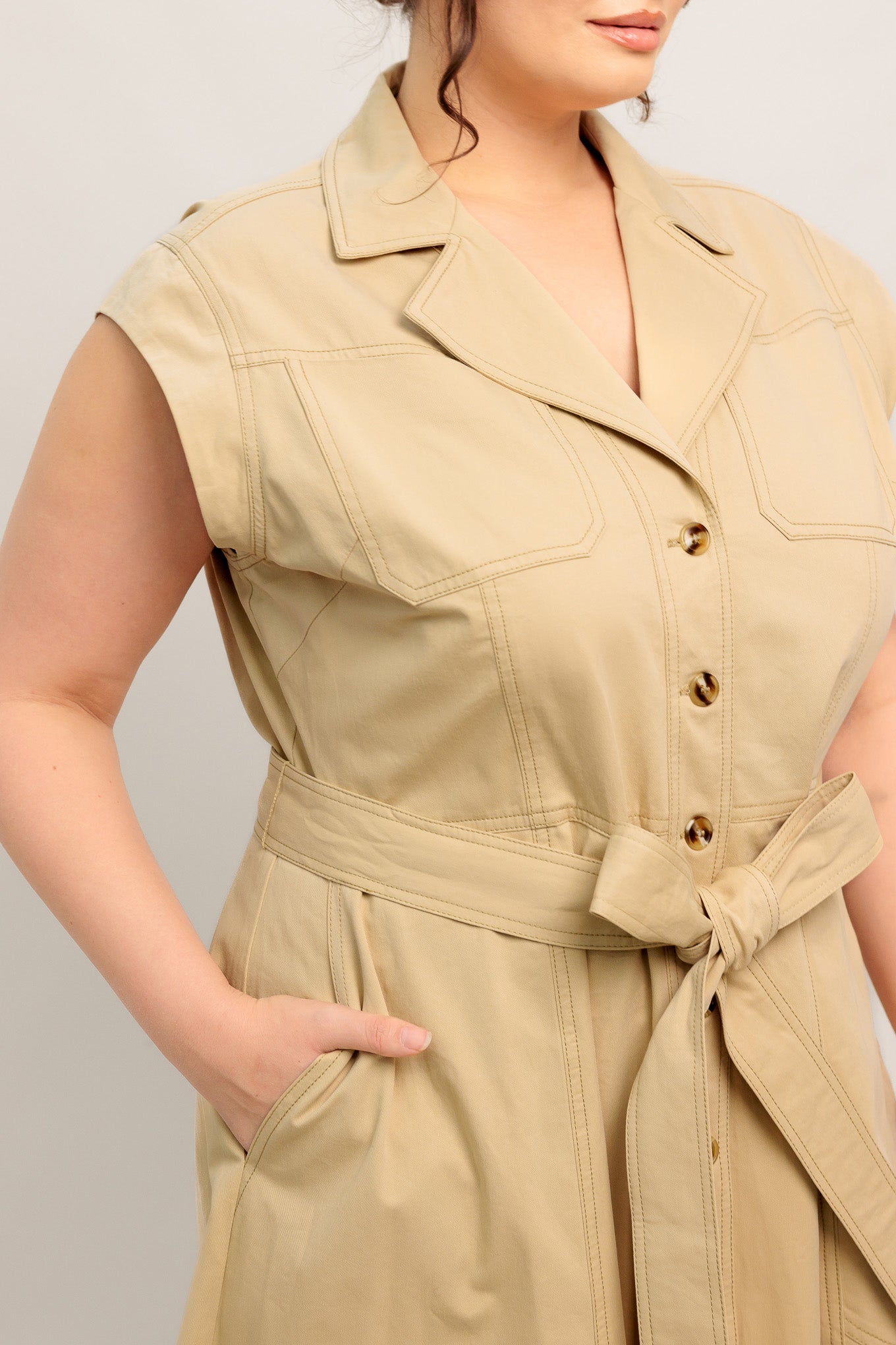 NATURAL INSTINCT WOVEN MIDI DRESS - Flying Tomato - DRESSES - Freemarket