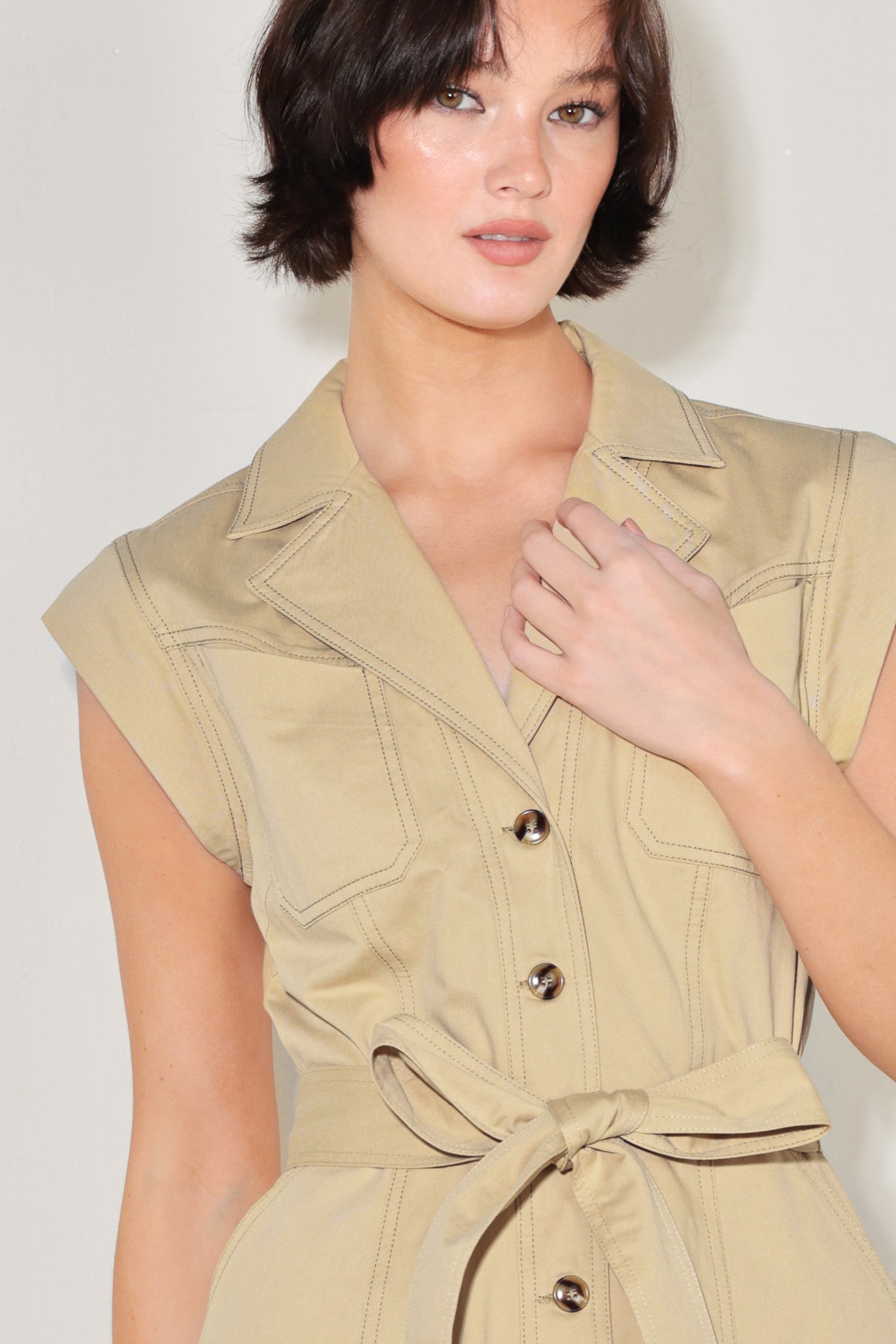 NATURAL INSTINCT WOVEN MIDI DRESS - Flying Tomato - DRESSES - Freemarket