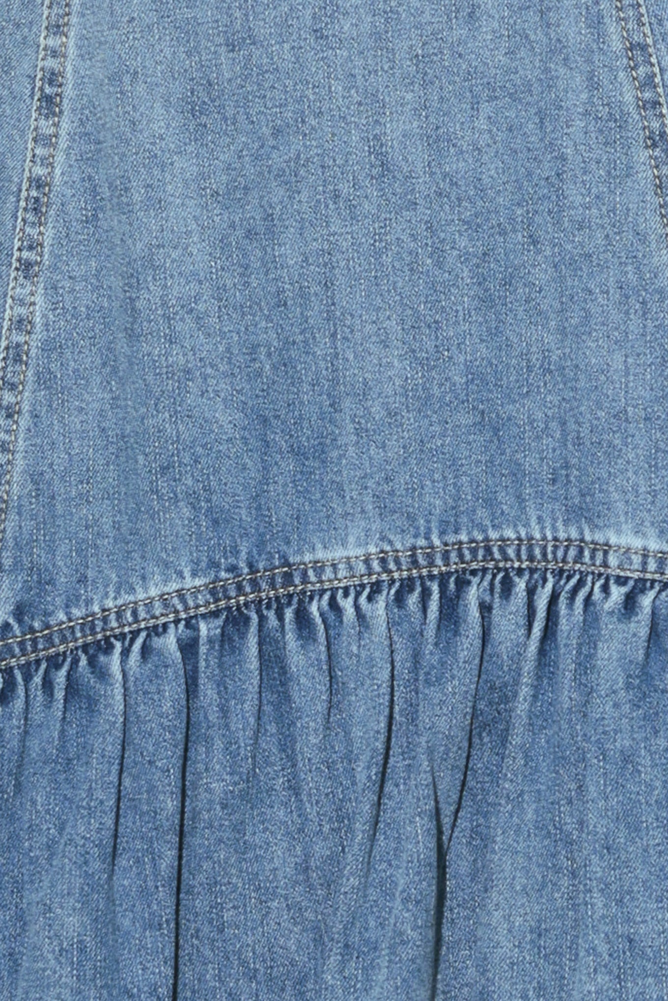 RUNWAY REBEL DENIM MIDI DRESS