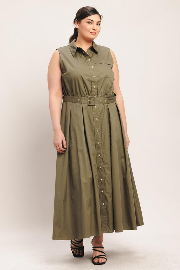 SIMPLY UNSTOPPABLE WOVEN MIDI DRESS - Flying Tomato - DRESSES - Freemarket