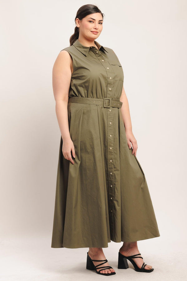 SIMPLY UNSTOPPABLE WOVEN MIDI DRESS - Flying Tomato - DRESSES - Freemarket