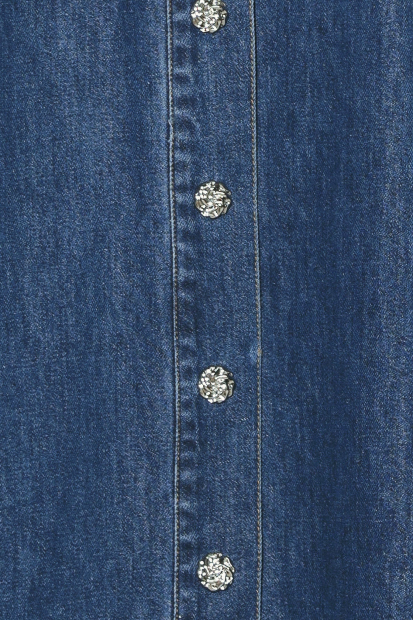 PARIS IN  DENIM MIDI DRESS