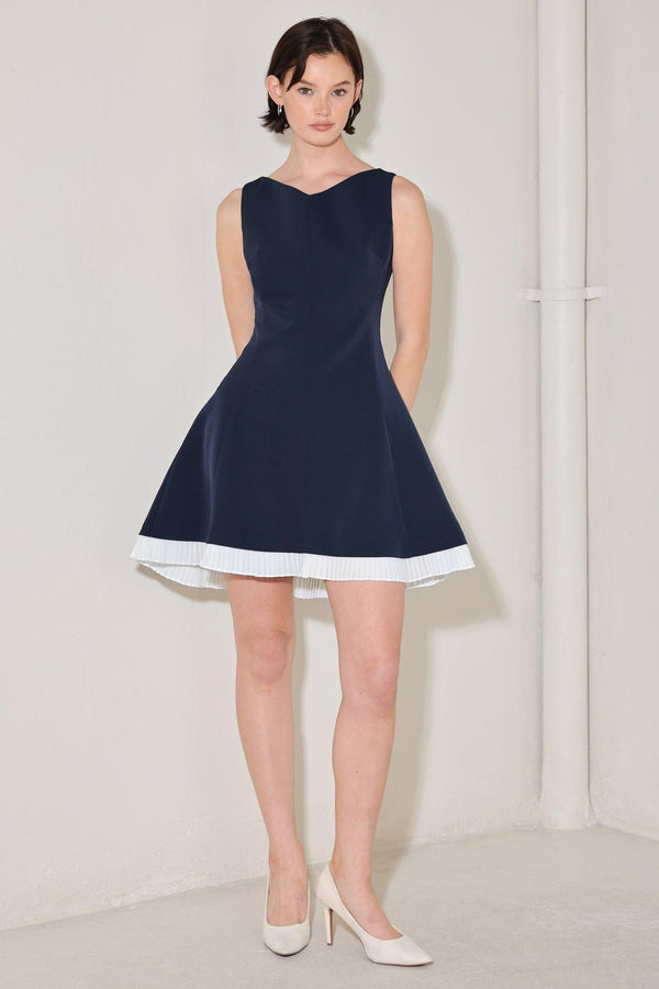 SWEET ESCAPE WOVEN MINI DRESS.