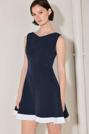 SWEET ESCAPE WOVEN MINI DRESS.