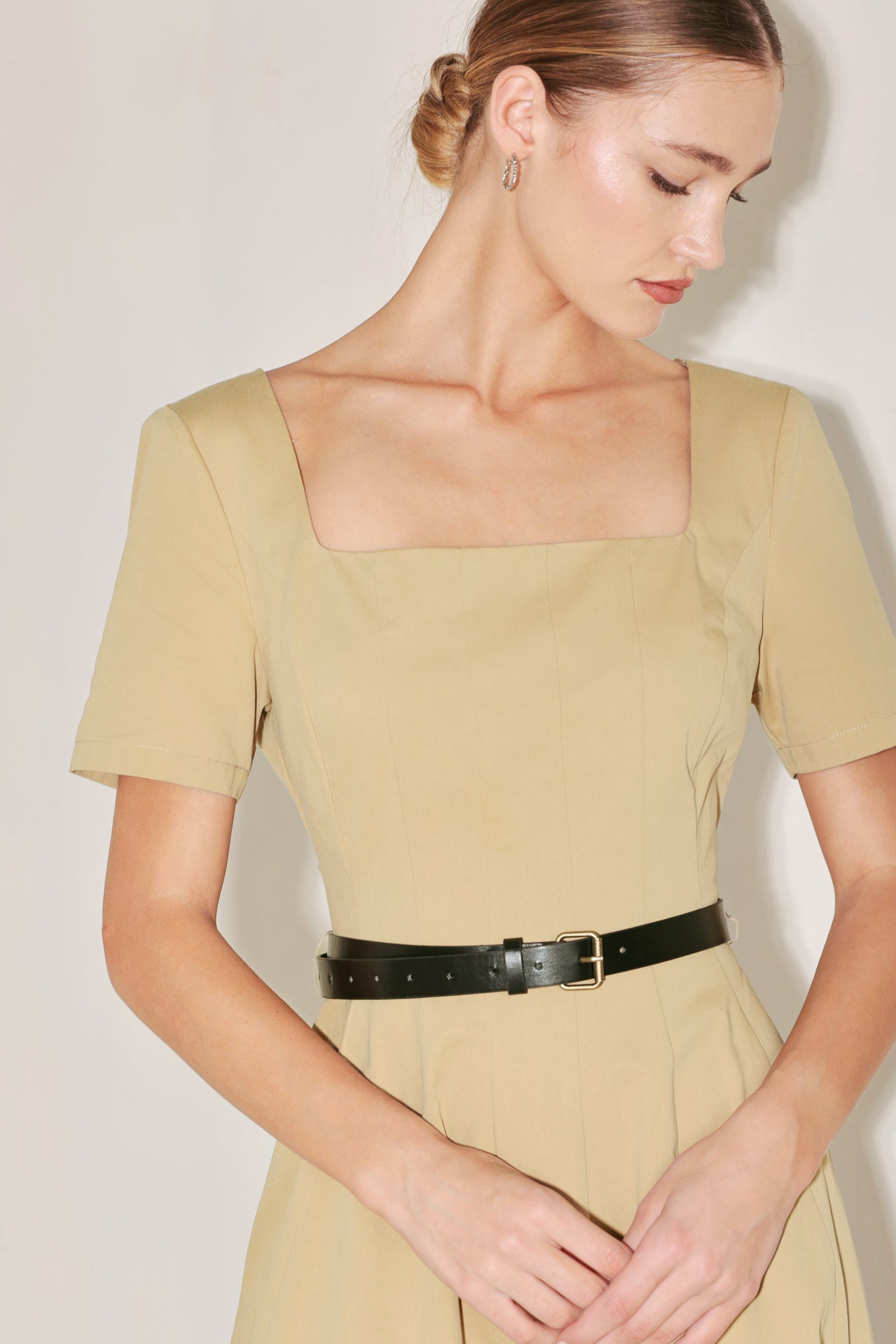 [PREORDER] WARM STONE EDIT WOVEN MIDI DRESS