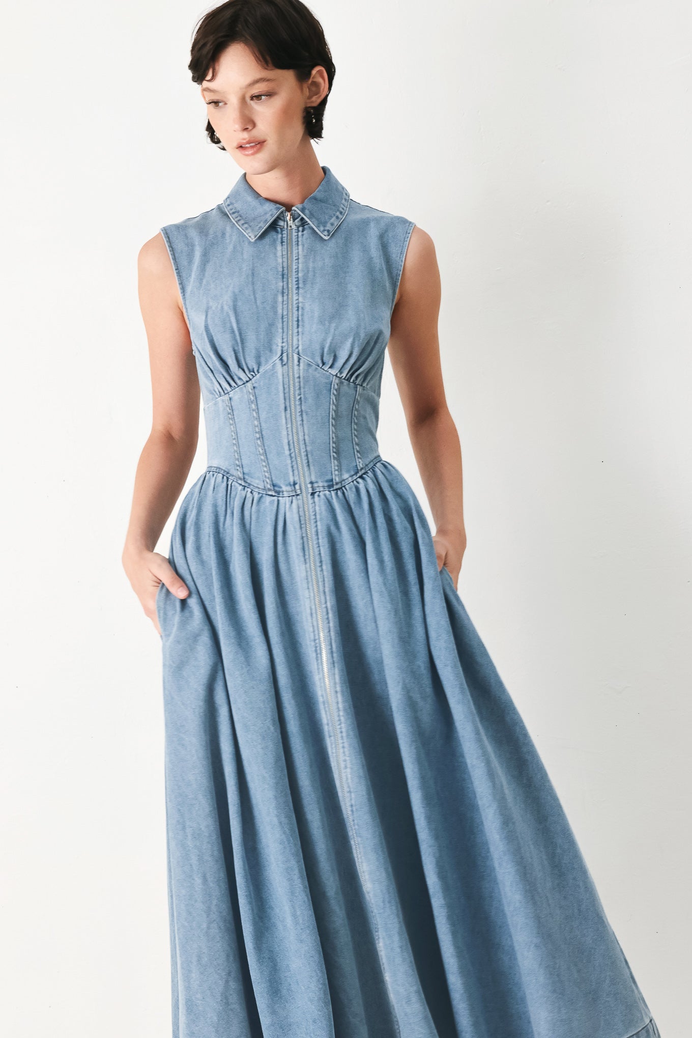 DRESS OF DENIM OF FREEMARKET Flying Tomato DRESS OF DENIM OF FREEMARKET Flying Tomato