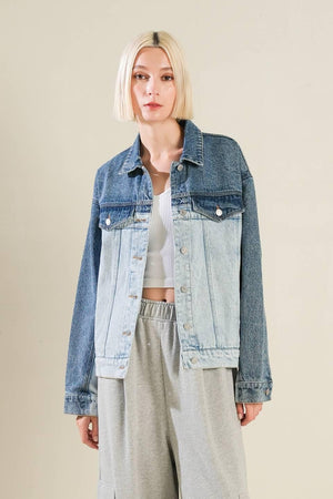 A BAR SONG DENIM JACKET.