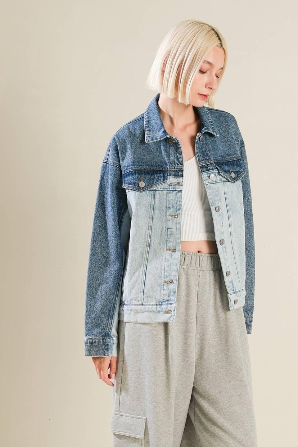 A BAR SONG DENIM JACKET.
