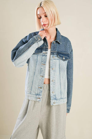 A BAR SONG DENIM JACKET.