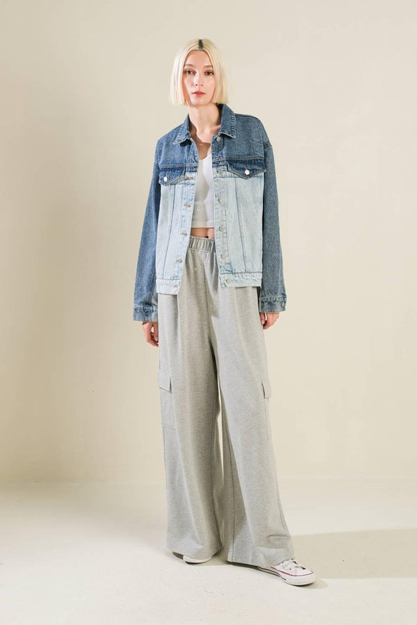 A BAR SONG DENIM JACKET.