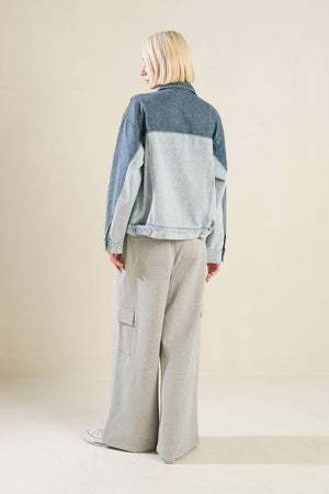 A BAR SONG DENIM JACKET.