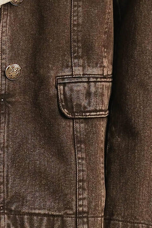 DARING CONFIDENCE DENIM BLAZER.