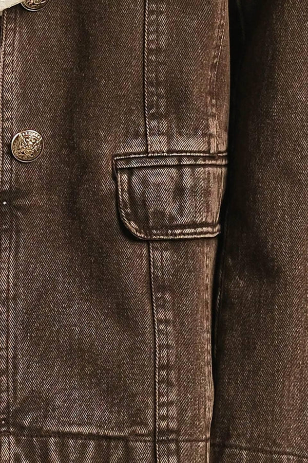 DARING CONFIDENCE DENIM BLAZER.