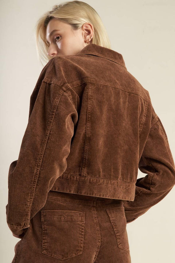 ESCAPING REALITY CORDUROY JACKET.
