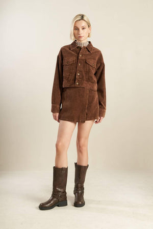 ESCAPING REALITY CORDUROY JACKET.