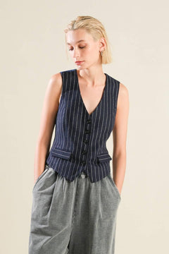 FOREVER CONNECTED WOVEN VEST.
