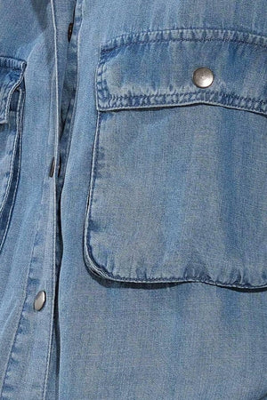 ACTIVE VIBE TENCEL DENIM JACKET.