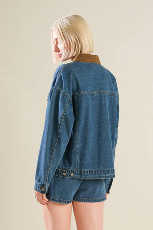 LIVIN' MY BEST LIFE DENIM JACKET.