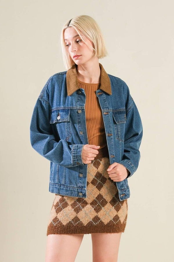 LIVIN' MY BEST LIFE DENIM JACKET.