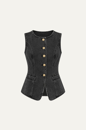 MYSTIC SANDS DENIM VEST
