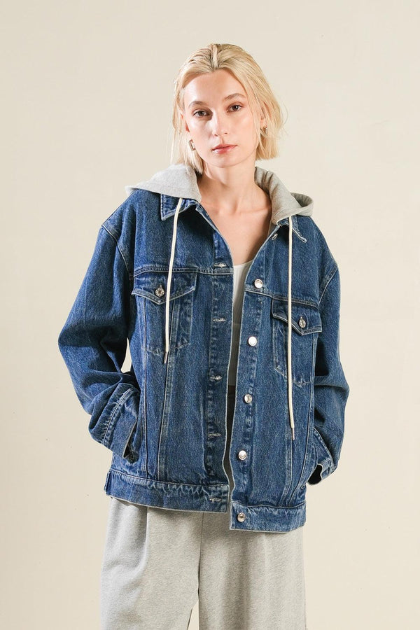 CROSS YOUR MIND DENIM JACKET.