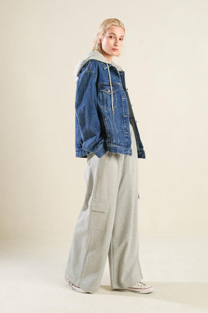 CROSS YOUR MIND DENIM JACKET.