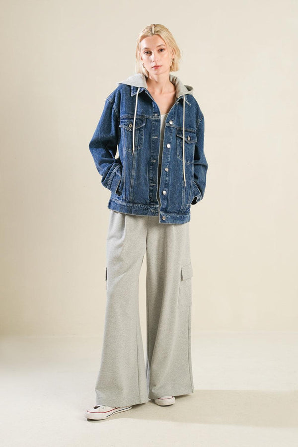 CROSS YOUR MIND DENIM JACKET.