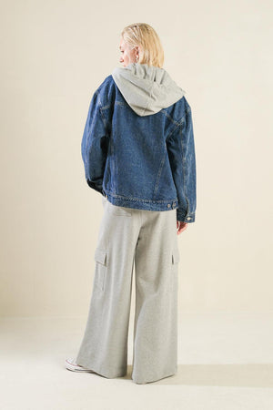 CROSS YOUR MIND DENIM JACKET.