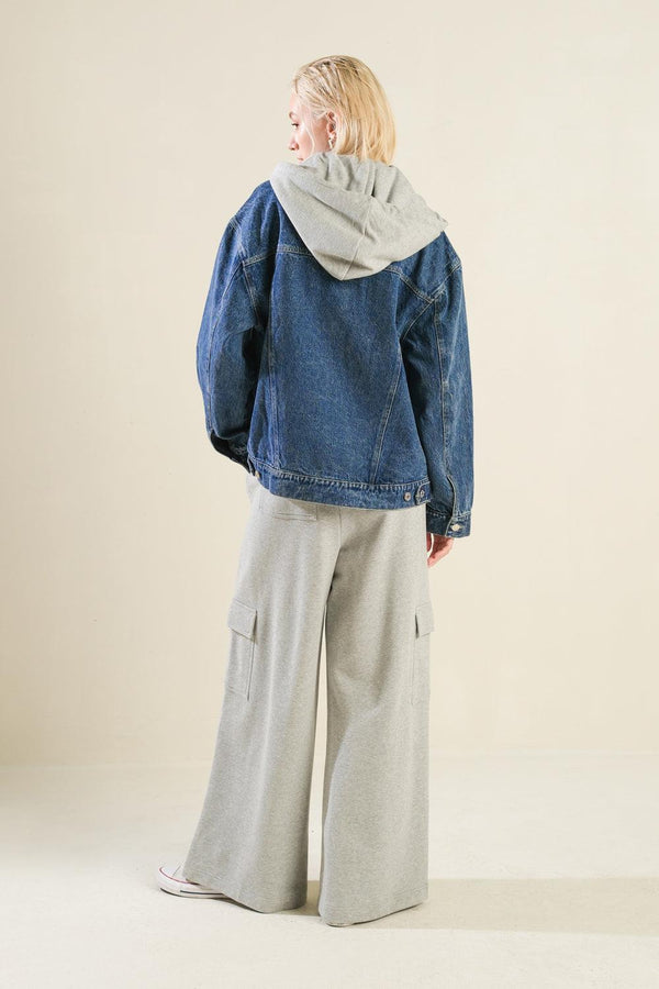 CROSS YOUR MIND DENIM JACKET.