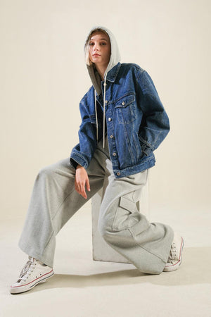 CROSS YOUR MIND DENIM JACKET.