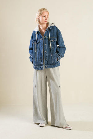 CROSS YOUR MIND DENIM JACKET.