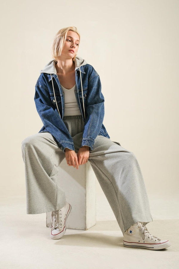 CROSS YOUR MIND DENIM JACKET.