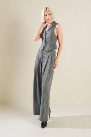 WANNA BE LOVED WOVEN VEST.