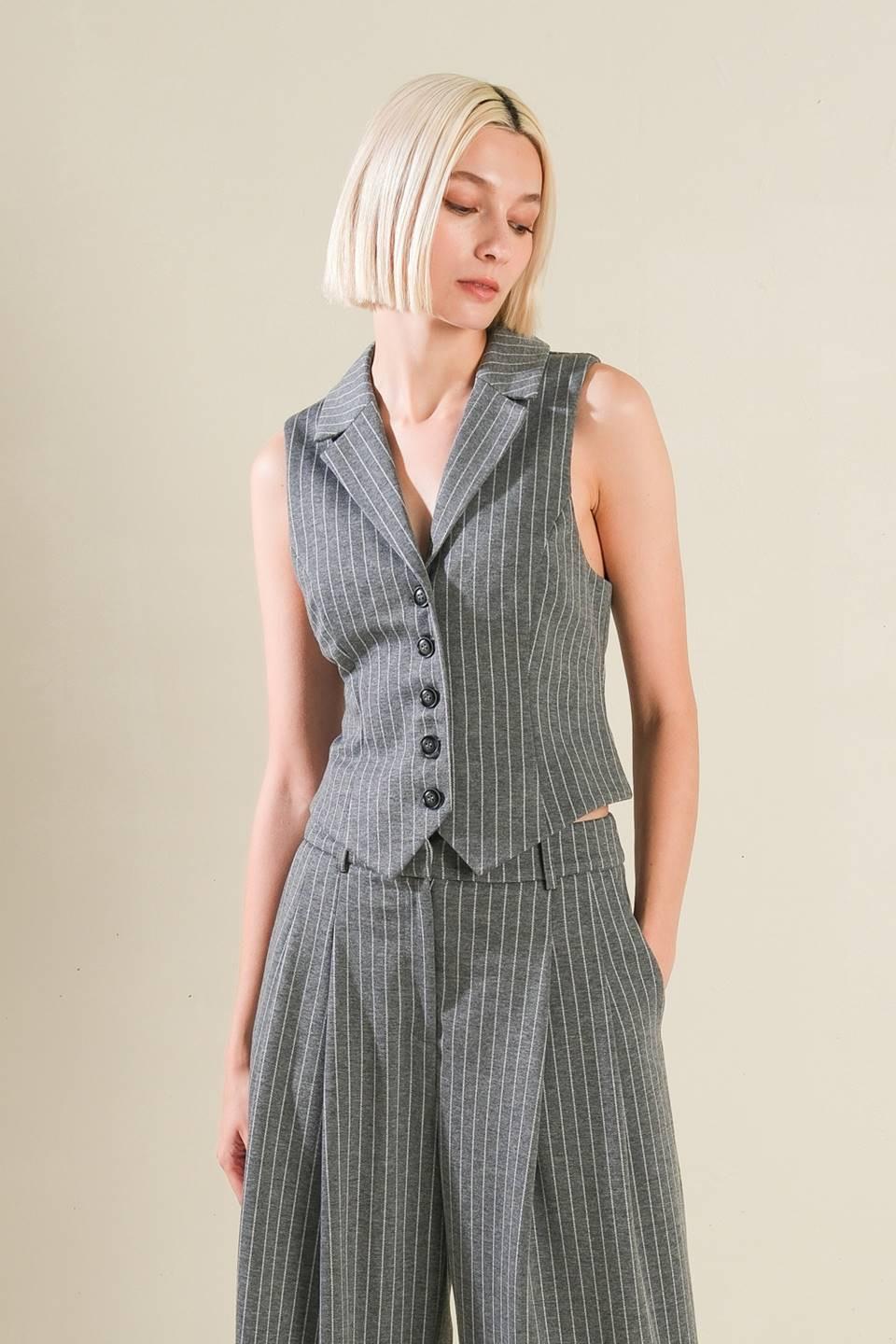 WANNA BE LOVED WOVEN VEST.