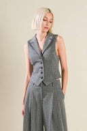 WANNA BE LOVED WOVEN VEST.