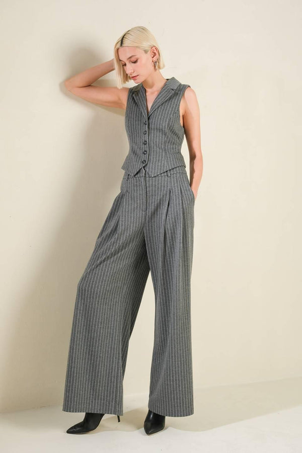 WANNA BE LOVED WOVEN VEST.