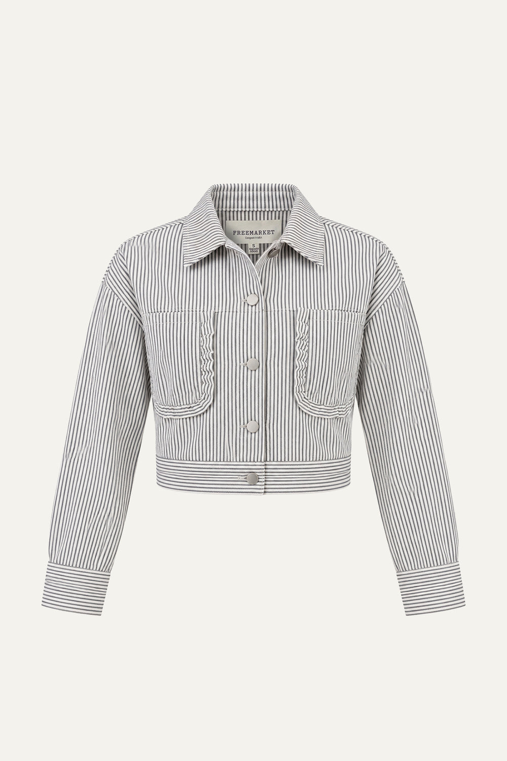 HONESTLY LOVE YOU TWILL CROP JACKET