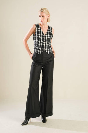 WHEN I'M WITH YOU TWEED VEST.